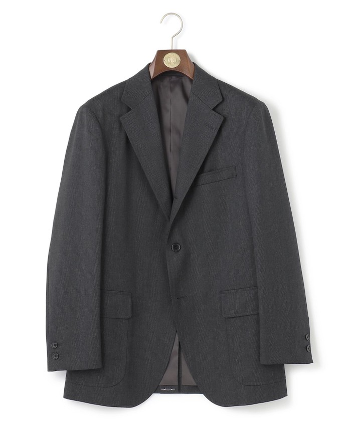 740 新品◇ ジェイプレス メカニカルストレッチ ヘリンボンジャケットBL KING SIZE】【JAPAN TWEED with REAL