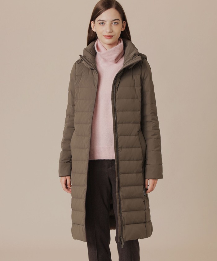 WEB・一部店舗限定】ストレッチナイロンダウンコート(506861278)｜阪急