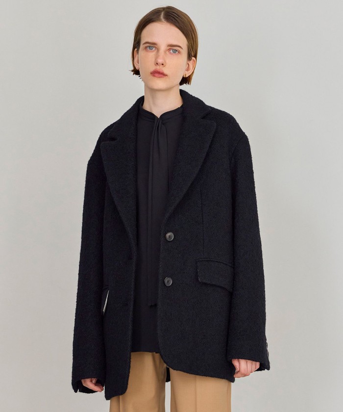 BEIGE 【VERY 2月号掲載】SOLEIL / オーバーサイズツイードジャケット BLACK 2 BEIGE 【VERY 2月号掲載】SOLEIL / オーバーサイズツイードジャケット BLACK 2