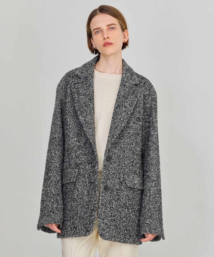 BEIGE 【VERY 2月号掲載】SOLEIL / オーバーサイズツイードジャケット MONOTONE 4