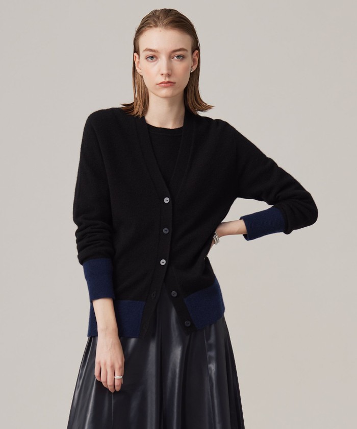 ブラック系｜カーディガン｜iCB (Lサイズ)(アイシービーエルサイズ