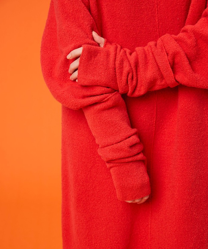 BEIGE 【洗える】BERTAINA / コットンアームウォーマー REDORANGE×MILKTEA F BEIGE 【洗える】BERTAINA / コットンアームウォーマー REDORANGE×MILKTEA F