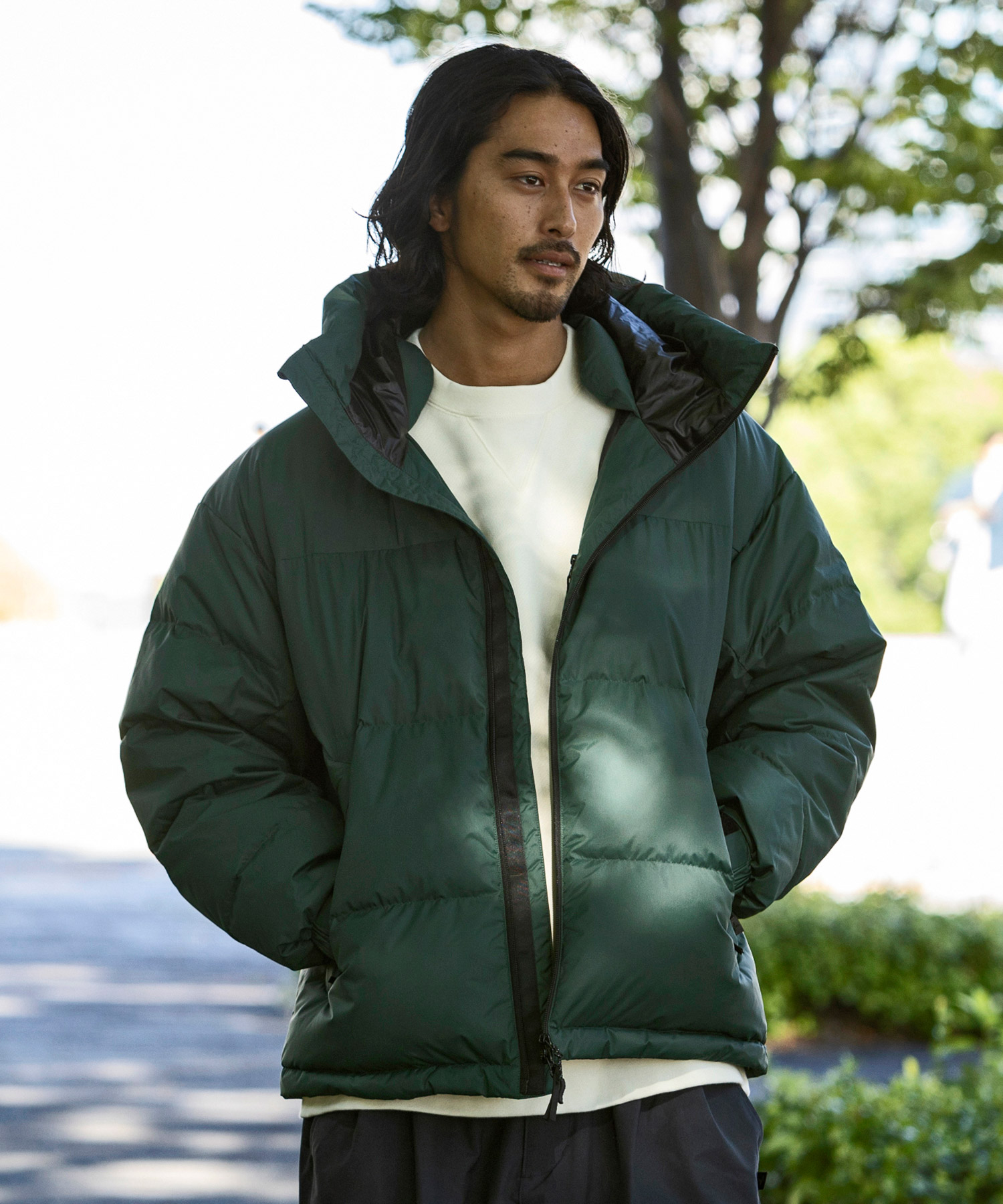 WILLIS&フーデット ジャケット　　グリーン プラスフェニックス +phenix QUILTING DOWN JACKET キ(507610164