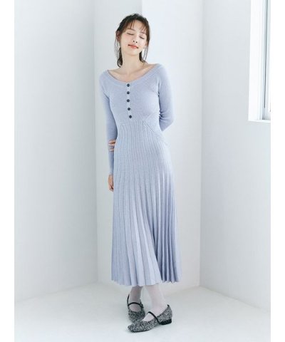 ラメニットワンピース