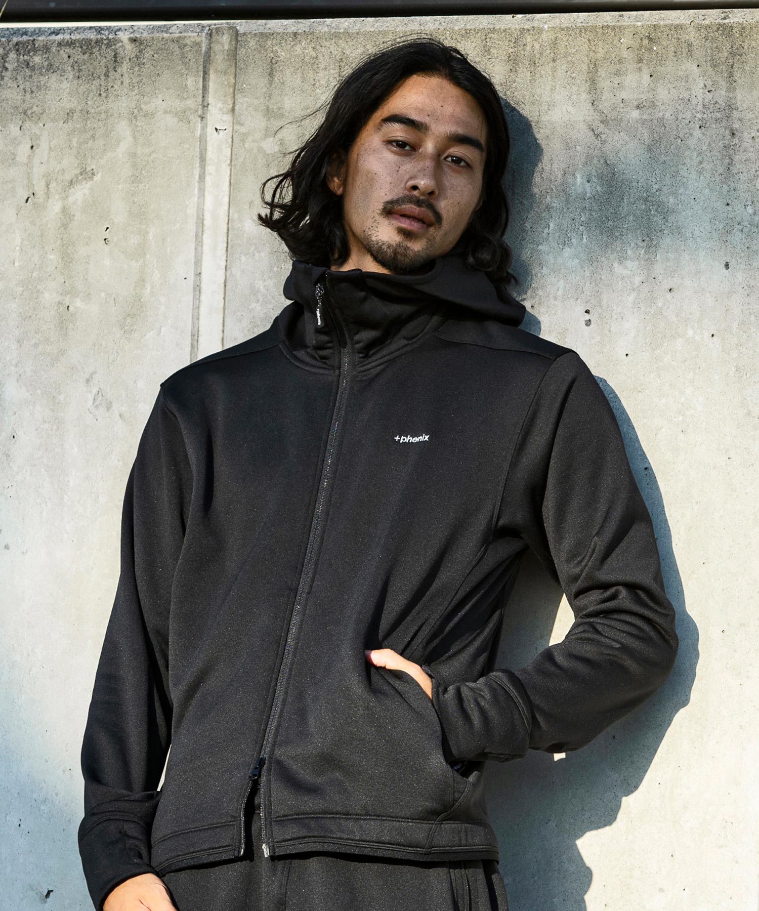 プラスフェニックス +phenix POWER STRETCH ZIP UP H(507611438