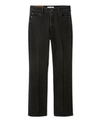 センターつまみコバスキニーデニムパンツ【手洗い可能】