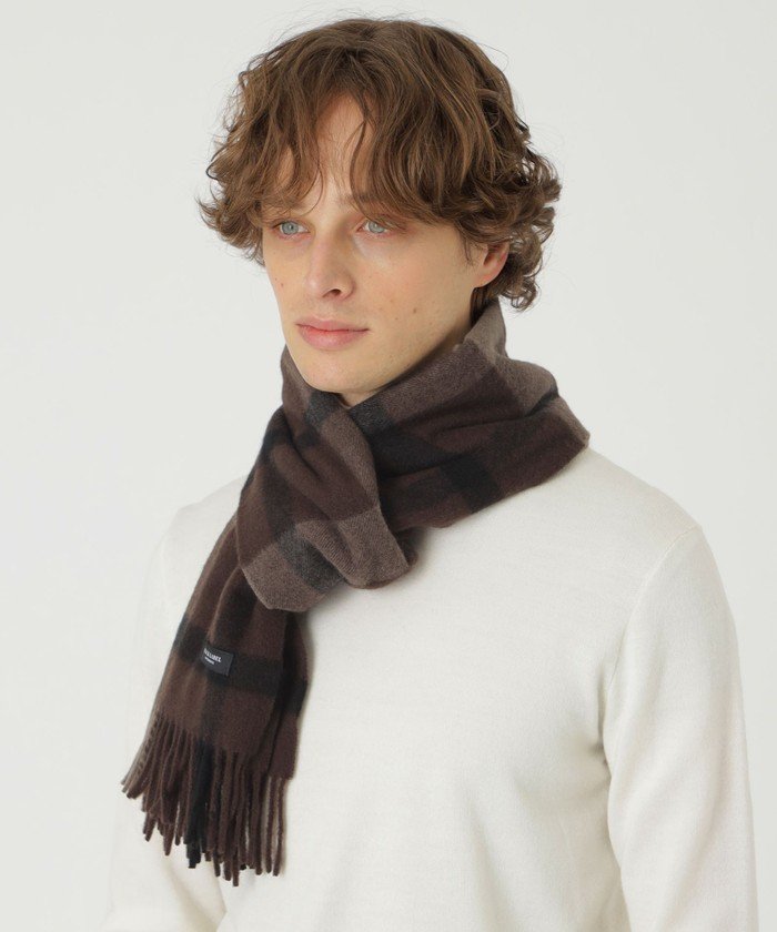 クレストブリッジチェックカシミヤマフラー(507608667)｜HANKYU MEN