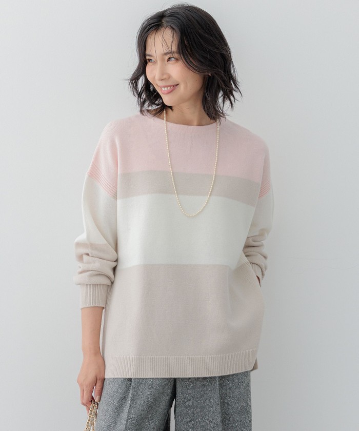 ピンク系｜ニット・セーター｜23区 (Lサイズ)(ニジュウサンク Lサイズ