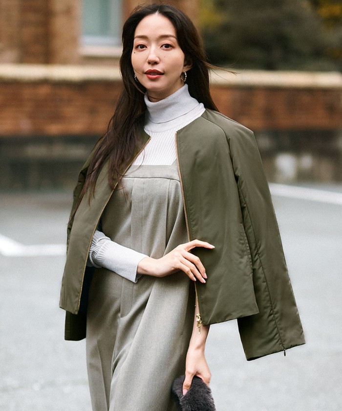 グリーン系｜ダウン・中綿｜23区 (Lサイズ)(ニジュウサンク Lサイズ