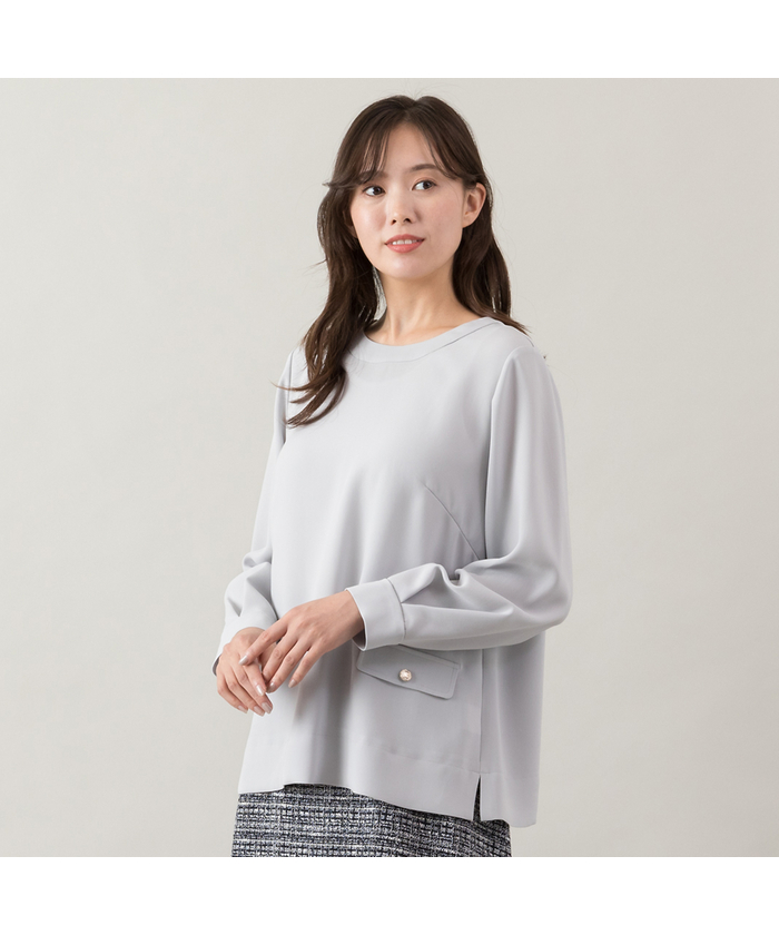 新品未使用タグ付き ピサーノ LからLL ブラウス 長袖シャツ 大きい 上品上質 2025年最新】ピサーノ pisano 大きいサイズの人気アイテム