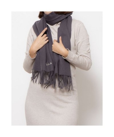 【WEB限定】ウール100％ 紡毛 無地ストール／60cm幅