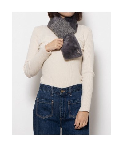 FakeFur Muffler バイカラー フェイクファーマフラー プレゼント