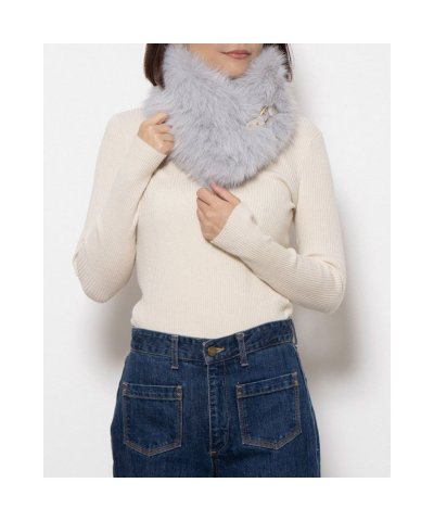 【WEB限定】FakeFur Muffler ベルト付きフェイクファーマフラー