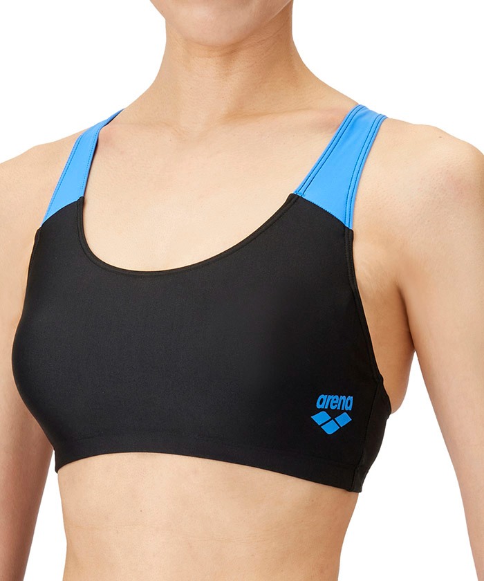 arena(ings) ブラトップ【返品不可商品】 ブラック×ブルー S arena(ings) ブラトップ【返品不可商品】 ブラック×ブルー S