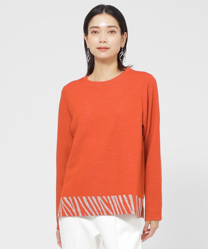 tシャツ ウールジャカードプルオーバーカットソー レディース BEAUTY＆YOUTH UNITED ARROWS tシャツ ジャガード クルーネック