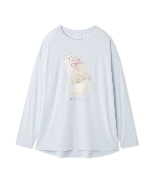 ONLINE限定カラーあり】CATワンポイントロンT(507739585)｜阪急
