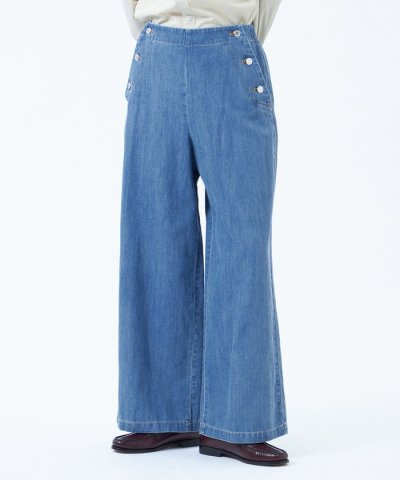 【2025年春夏モデル】コットンリネンデニムマリンパンツ