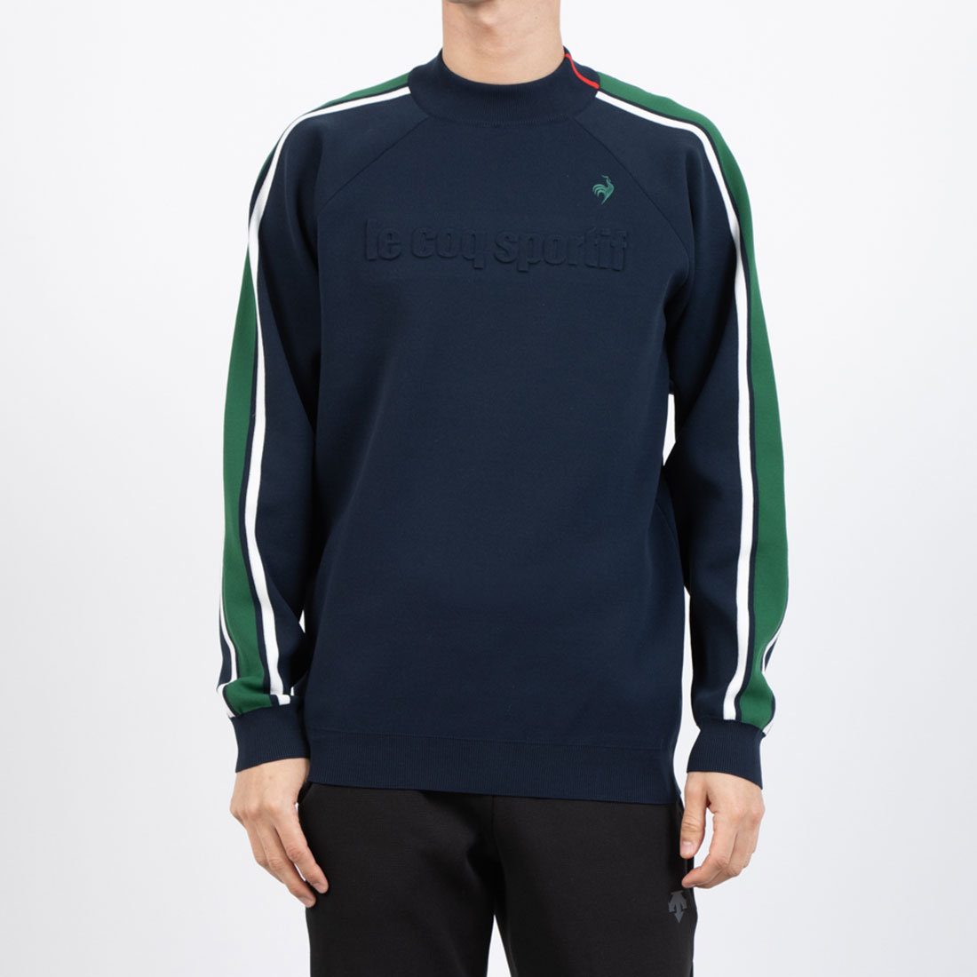 lecoqsportifgolf 【公式オンライン限定】はっ水モックネックセーター ネイビー M lecoqsportifgolf 【公式オンライン限定】はっ水モックネックセーター ネイビー M