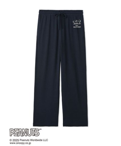 【PEANUTS】【HOMME】オラフ ワンポイントロングパンツ