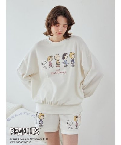 【PEANUTS】【ONLINE限定カラーあり】裏毛プルオーバー