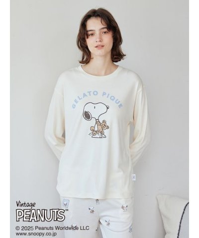 【PEANUTS】SNOOPY×BEAR ワンポイントロンT