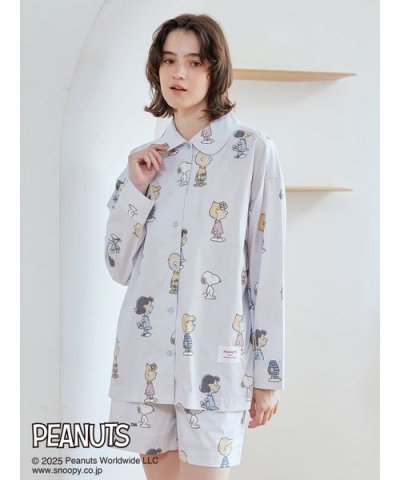 【PEANUTS】総柄シャツ
