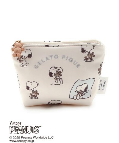 【PEANUTS】SNOOPY×BEAR  総柄ティッシュポーチ