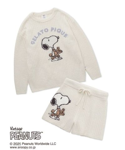 【PEANUTS】【ONLINE限定】SNOOPY×BEAR ジャガードプルオー