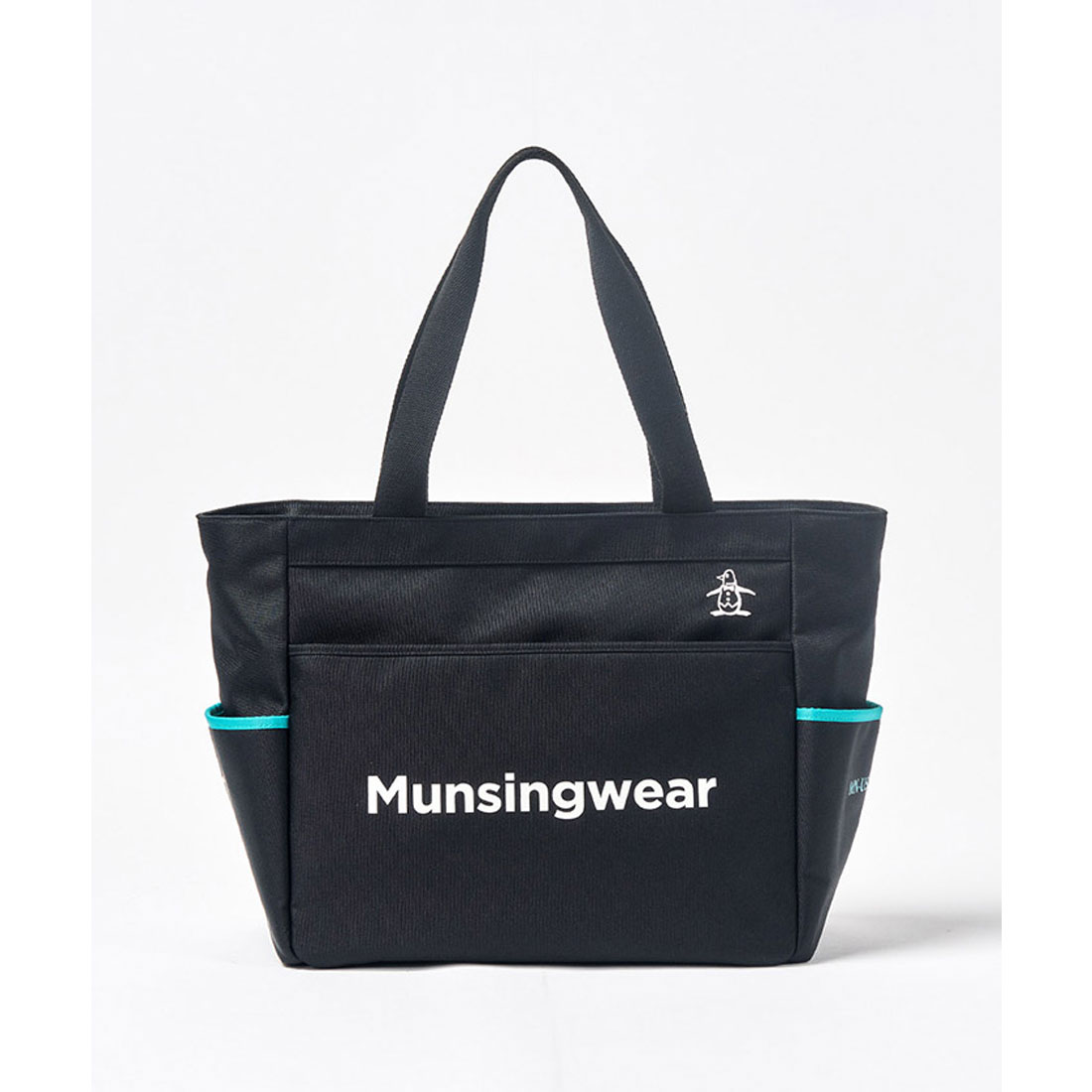 Munsingwear(ings) マンシングウェア Munsingwear トートボストンバッグ ブラック F Munsingwear(ings) マンシングウェア Munsingwear トートボストンバッグ ブラック F