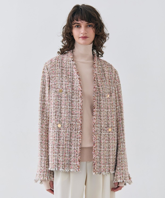 Oggi 4月号掲載】TEASEL / オーバーサイズツイードジャケット