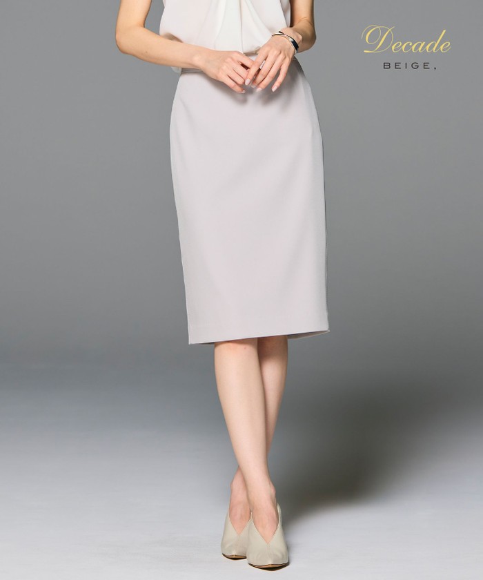 BEIGE 【洗える】LUIZA / タイトスカート L. GREY 4 BEIGE 【洗える】LUIZA / タイトスカート L. GREY 4