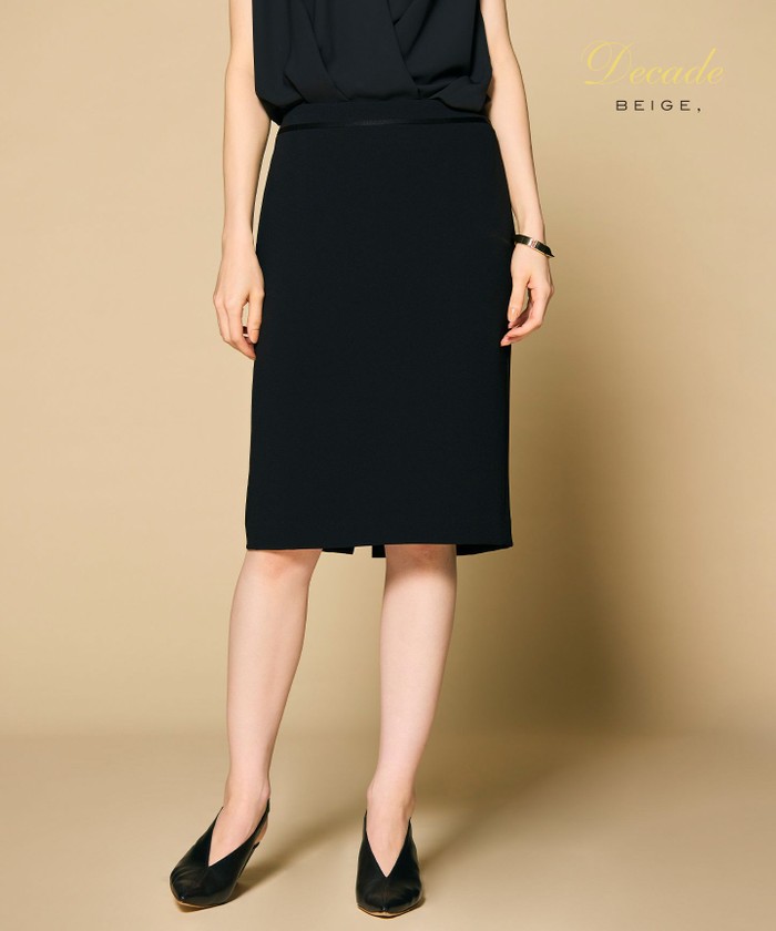 BEIGE 【洗える】CINDY / タイトスカート BLACK×BLACK 6 BEIGE 【洗える】CINDY / タイトスカート BLACK×BLACK 6