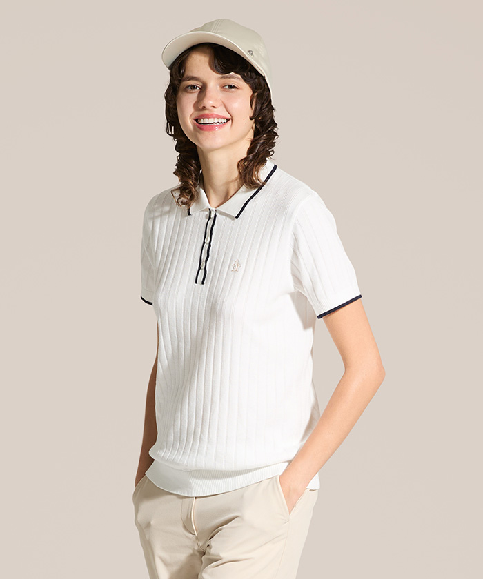 Munsingwear×Clubhaus ホワイトポロシャツ XL メンズウェア