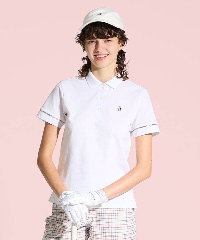 Munsingwear(ings) マンシングウェア Munsingwear 鹿子半袖シャツ ホワイト M Munsingwear(ings) マンシングウェア Munsingwear 鹿子半袖シャツ ホワイト M