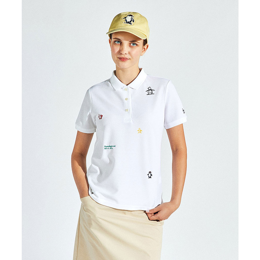 Munsingwear(ings) マンシングウェア Munsingwear 【70周年記念】アーカイブペンギン柄飛 ホワイト系1 S Munsingwear(ings) マンシングウェア Munsingwear 【70周年記念】アーカイブペンギン柄飛 ホワイト系1 S