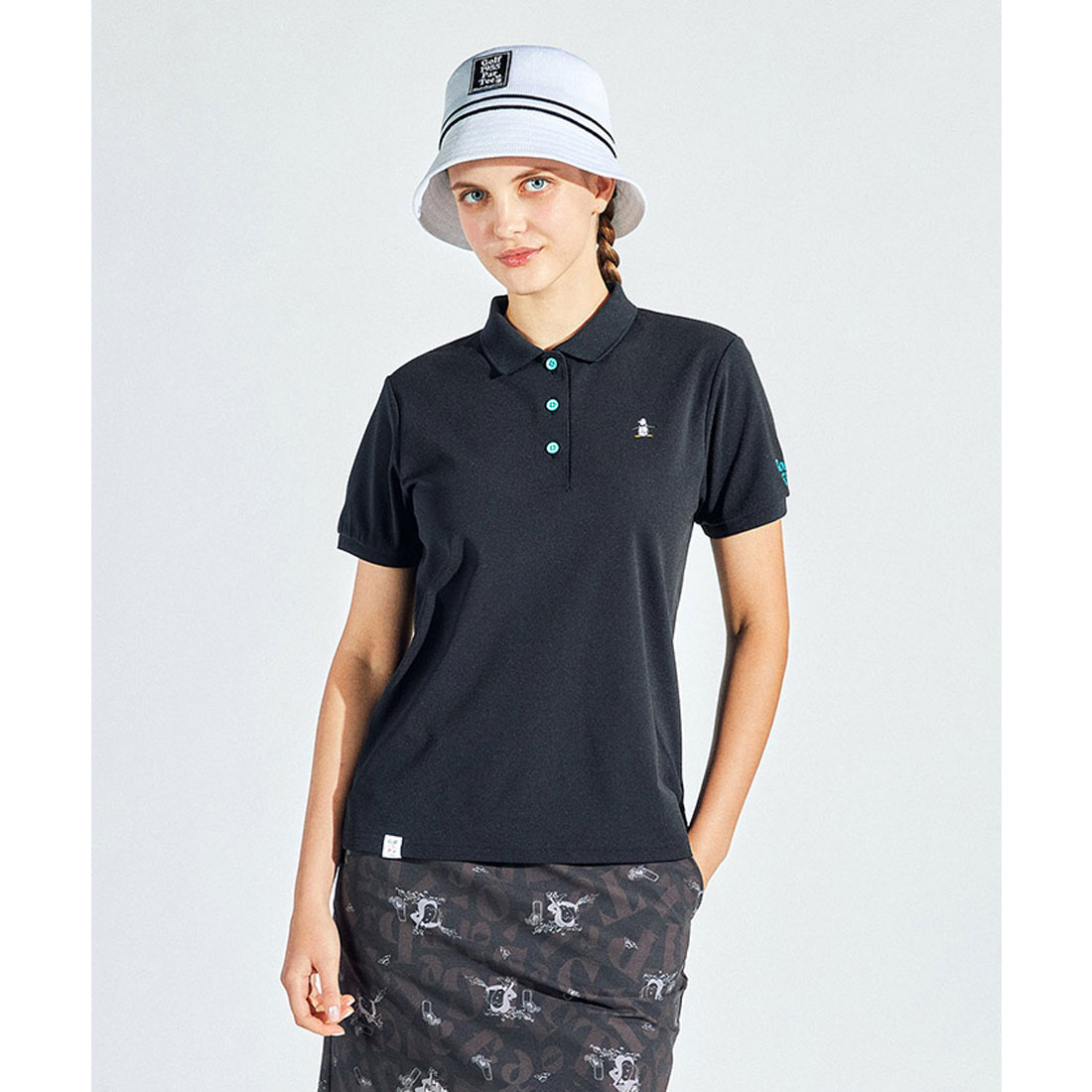 Munsingwear(ings) マンシングウェア Munsingwear Sunscreen NIR SOLOT ブラック L Munsingwear(ings) マンシングウェア Munsingwear Sunscreen NIR SOLOT ブラック L