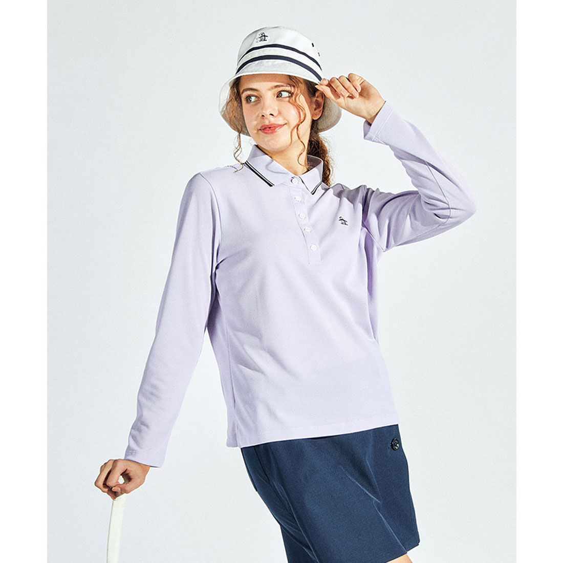 Munsingwear(ings) マンシングウェア Munsingwear Sunscreen NIR フィラシス パープル LL Munsingwear(ings) マンシングウェア Munsingwear Sunscreen NIR フィラシス パープル LL