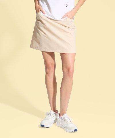 【竹田麗央プロ着用】はっ水ストレッチダブルクロススカート