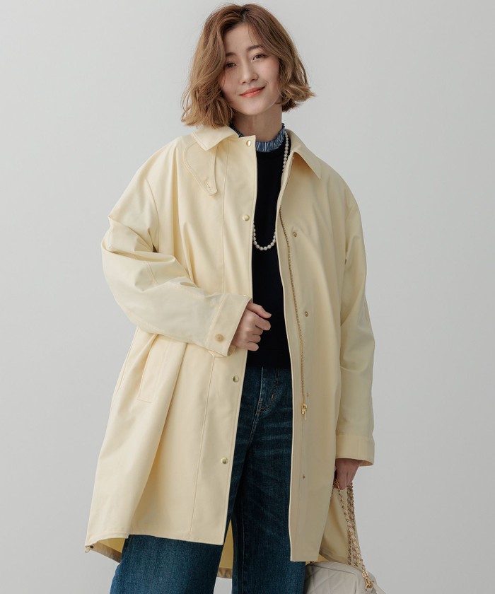 撥水加工/洗える】中綿ベストライナー付き マルチウェイアウター