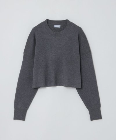GREY LABEL クロップドフレアニット
