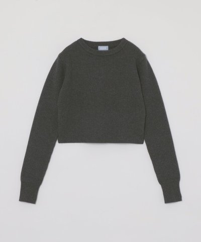 GREY LABEL クロップドアルパカ混ニット