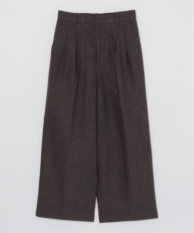 GREY LABEL ハイウエストツイードパンツ