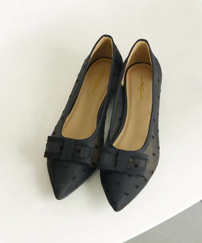 【販売店舗限定】チュール フラットパンプス