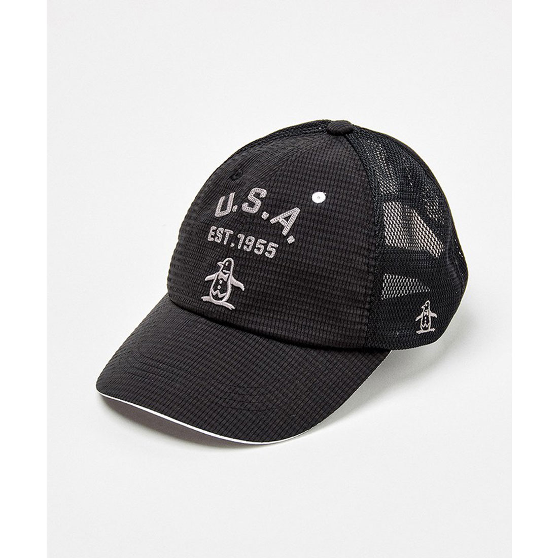 Munsingwear(ings) マンシングウェア Munsingwear 『ドットエア』素材使用 クーリングキャ ブラック F Munsingwear(ings) マンシングウェア Munsingwear 『ドットエア』素材使用 クーリングキャ ブラック F
