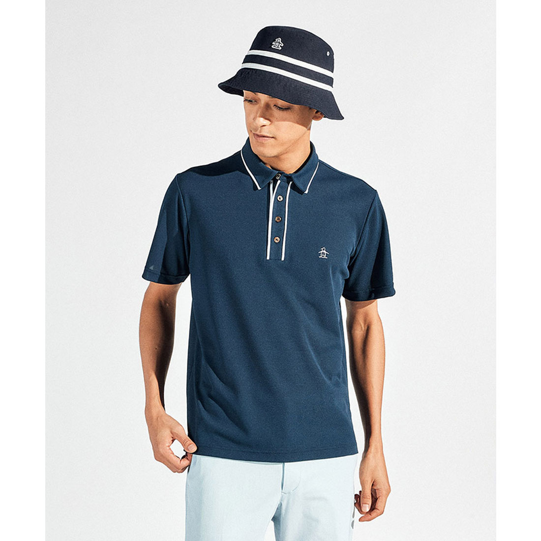 Munsingwear(ings) マンシングウェア Munsingwear サンスクリーンNIR STYLE284 ネイビー M Munsingwear(ings) マンシングウェア Munsingwear サンスクリーンNIR STYLE284 ネイビー M