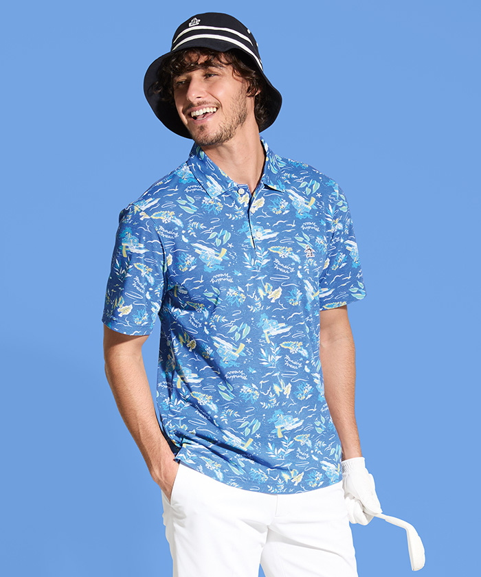 Munsingwear(ings) マンシングウェア Munsingwear サンスクリーンNIRフィラシスリゾート ブルー LL Munsingwear(ings) マンシングウェア Munsingwear サンスクリーンNIRフィラシスリゾート ブルー LL