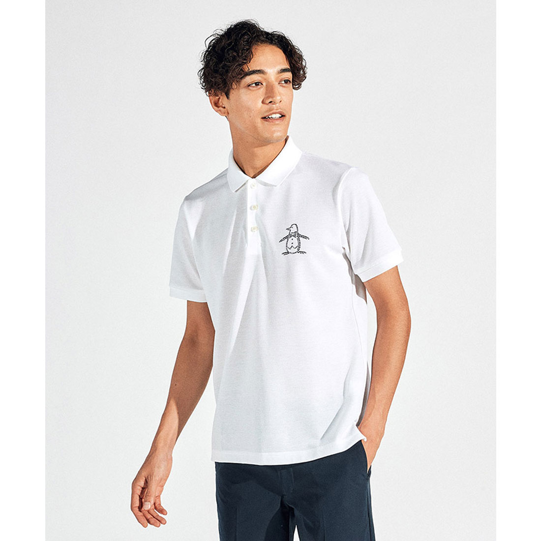 Munsingwear(ings) マンシングウェア Munsingwear 【70周年】アーカイブペンギン半袖ポロ ホワイト LL Munsingwear(ings) マンシングウェア Munsingwear 【70周年】アーカイブペンギン半袖ポロ ホワイト LL