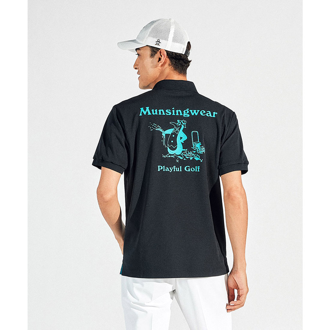 Munsingwear(ings) マンシングウェア Munsingwear Sunscreen NIR SOLOT ブラック LL Munsingwear(ings) マンシングウェア Munsingwear Sunscreen NIR SOLOT ブラック LL