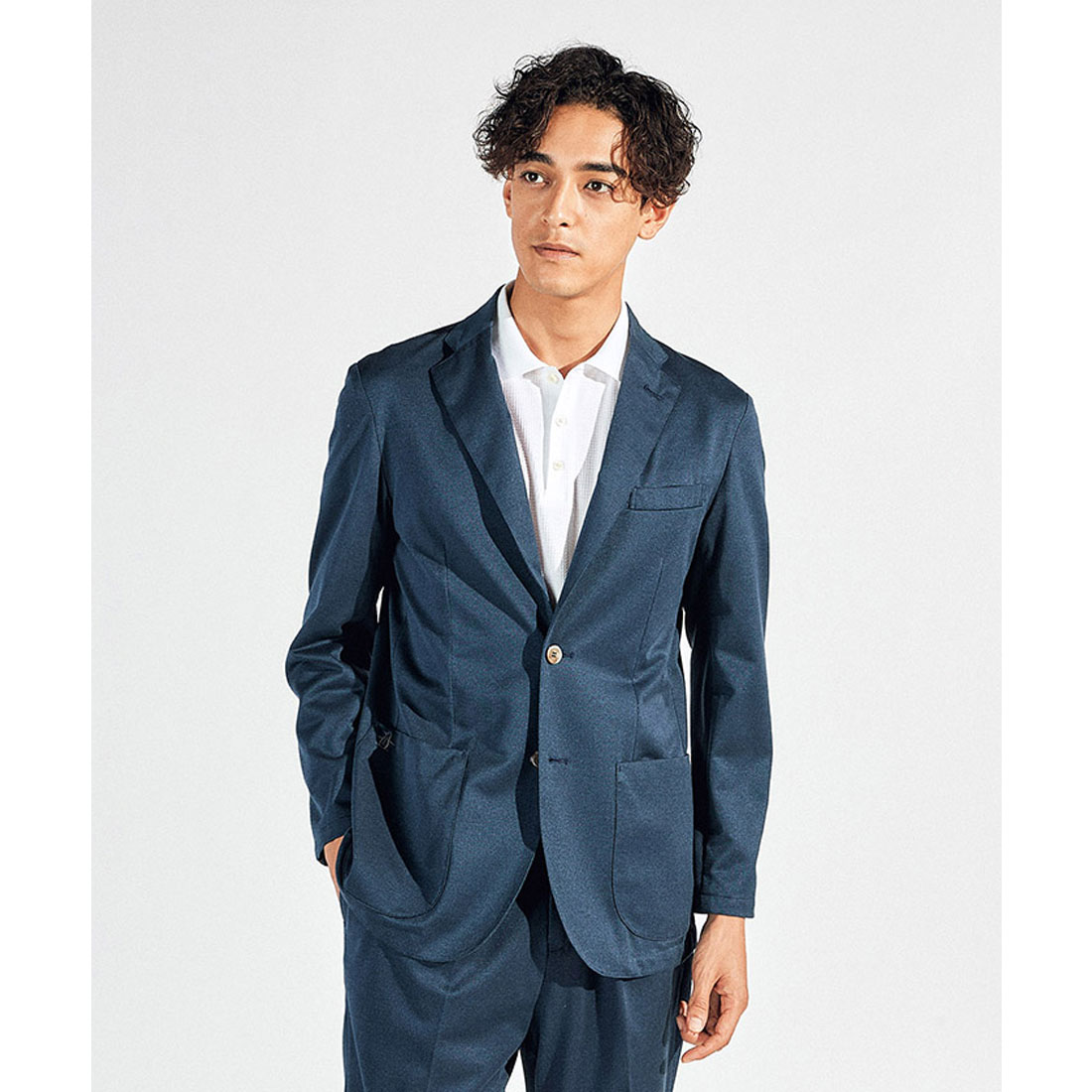 Munsingwear(ings) マンシングウェア Munsingwear セットアップジャケット ネイビー M Munsingwear(ings) マンシングウェア Munsingwear セットアップジャケット ネイビー M