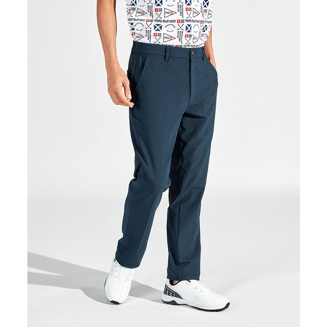 Munsingwear(ings) マンシングウェア Munsingwear 360°ストレッチトリコットパンツ ネイビー 92 Munsingwear(ings) マンシングウェア Munsingwear 360°ストレッチトリコットパンツ ネイビー 92